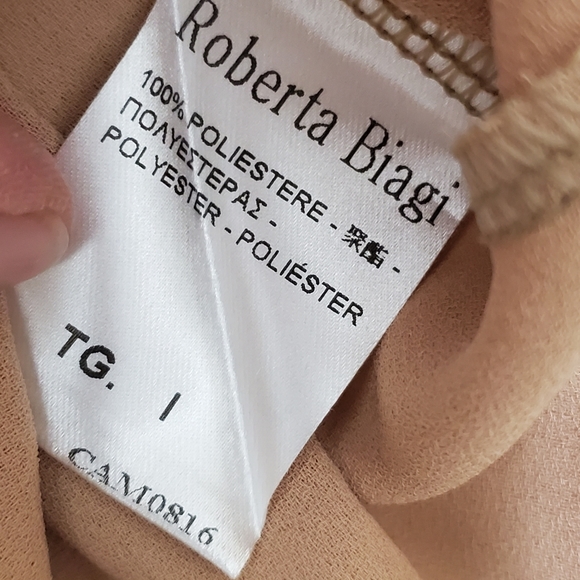 Roberta Biagi Lace Tassel Blouse Top - Picture 3 of 6